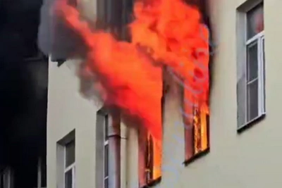 Пожар в коммуналке на Кондратьевском: спасены десять, двое в больнице