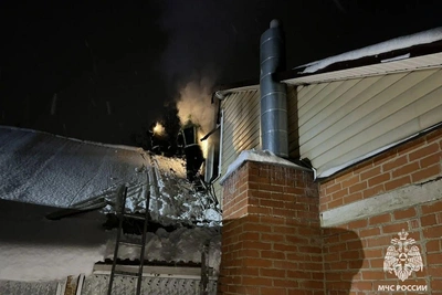 В Узловой на пожаре погибла женщина