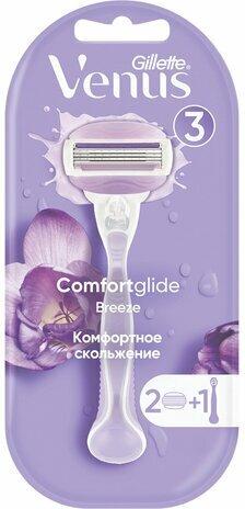 Venus Женская бритва Venus Breeze + Сменные кассеты со встроенными полосками с гелем