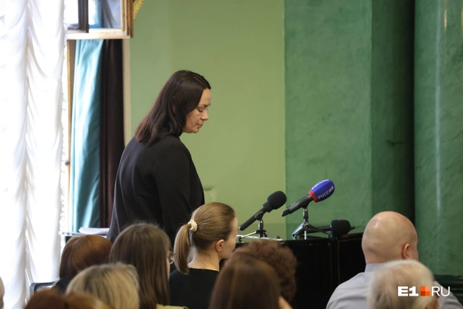 Обвиняемая по делу — Елена Сербинова | Источник: Владислав Лоншаков / E1.RU