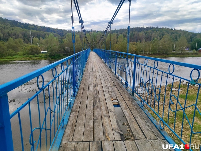 По этому мосту добирались позже местные | Источник: Марина Каримова / UFA1.RU