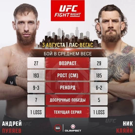 Бой будет тяжелым | Источник: mma.metaratings.ru