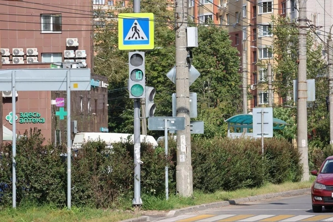 Новый светофор установили досрочно | Источник: Администрация Рязани