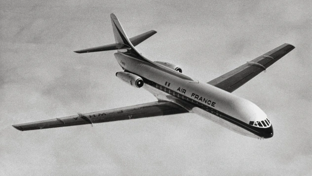 История Caravelle Sud Est 210 — первого реактивного лайнера с двигателями в хвостовой части
