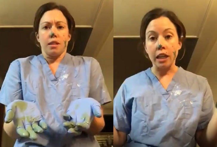 Медсестра показала, как распространяются микробы, даже если ты носишь перчатки (видео)