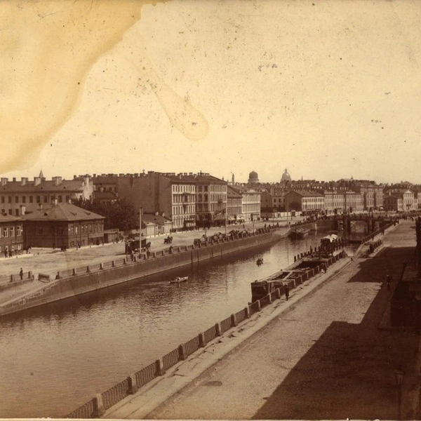 Вид на набережную Екатерининского канала (прав. сторона) — 1895–1900 гг., собрание Георгия Рудика