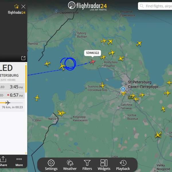 Источник: Flightradar24