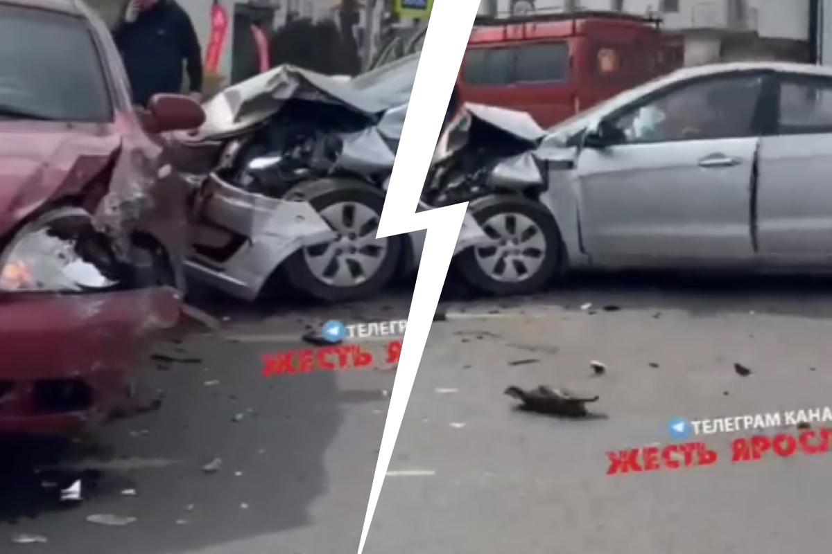 Авария в Ярославле вызвала пробку: стали известны подробности происшествия 