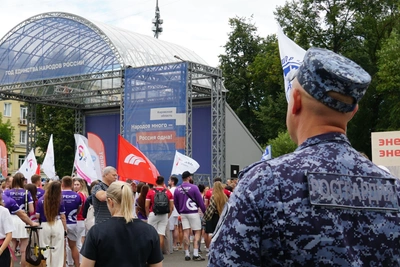 Росгвардия обеспечила безопасность на Дне физкультурника в Кирове