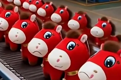 Грустная лошадь из-за ошибки на фабрике стала трендом