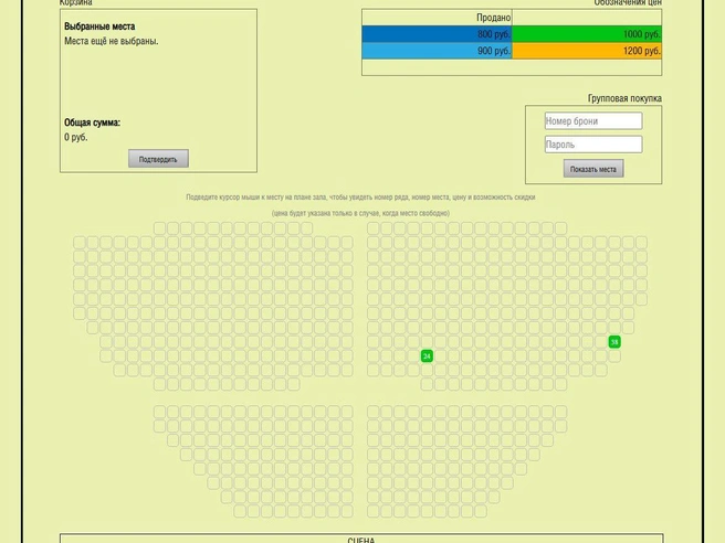 В ТЮЗе на новогодний спектакль осталось лишь два билета по 1000 рублей каждый. | Источник: тюз.екатеринбург.рф