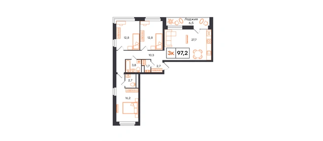 Более просторные варианты, которые принято называть семейными, порадуют мастер-спальней, в которой так просто после работы перезагрузиться, приняв ванну, чтобы с новыми силами и хорошим настроением вернуться к детям | Источник: «Характер»