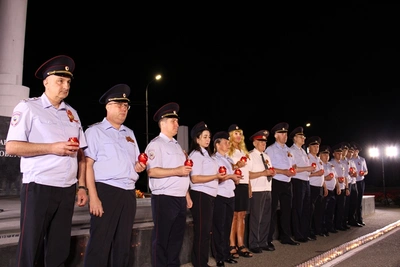В Адыгее прошла акция «Свеча памяти»