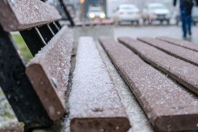 Циклон принёс снег в Башкирию, перекрыта трасса