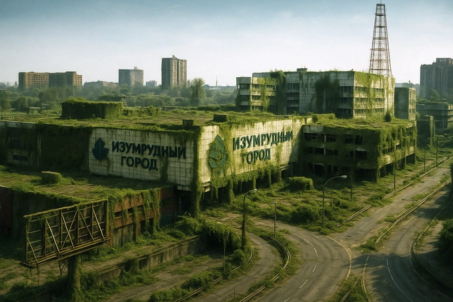 А вы бы пошли за покупками в такой «Изумрудный город»? | Источник: Полина Авдошина / Городские медиа
