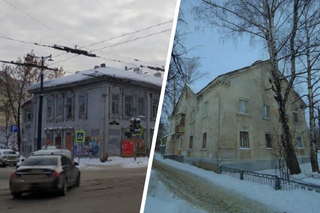 Продать удалось дом по улице Коммунистической, 38 (слева) и на улице Победы, 22 (справа) | Источник: torgi.gov.ru