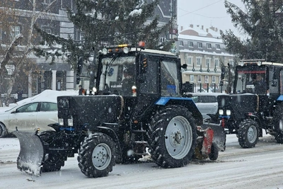 Курганцы жалуются на снежные заносы во дворах