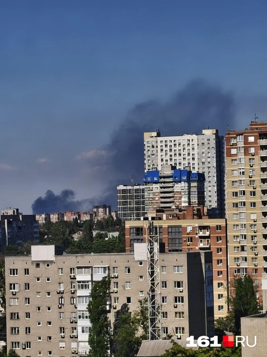 Так это выглядит из центра Ростова | Источник: читатель 161.RU