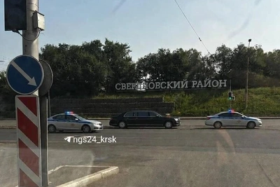 Лимузин «Аурус» в Красноярске: ждут Путина или Мишустина?