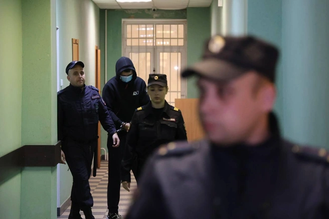 Сергей Сосорев в суде | Источник: Валентин Егоршин / «Фонтанка.ру»
