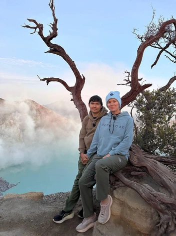 Супруги признались, что у них не очень хороший английский | Источник: личный архив Александра и Дарьи