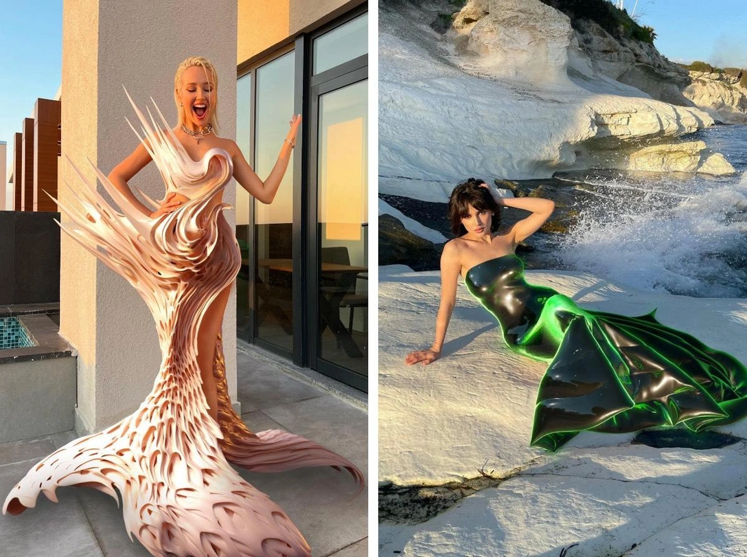 Клава Кока / Yimeng Yu, Дина Саева / Mengze | marieclaire.ru