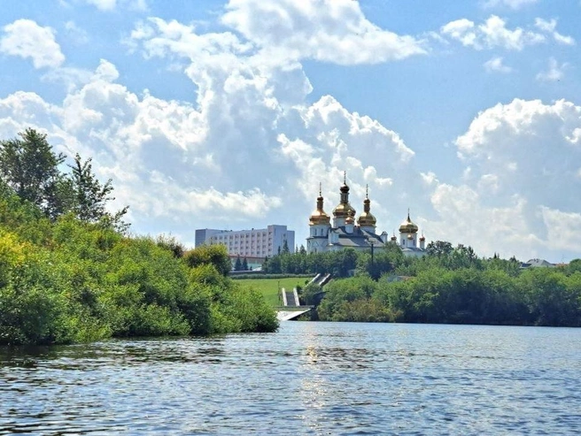 Начало города с воды. | Источник: Евгений Рубе