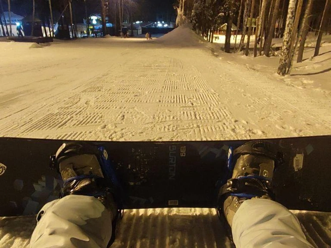 «Встала на борд в первый раз. Сегодня всплывают все шишки, набитые вчера», — делится впечатлениями Екатерина. | Источник: читательница E1.RU