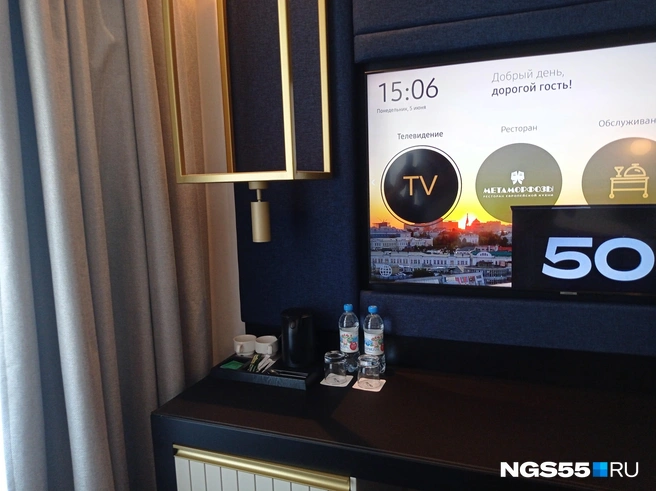 В стоимость номера (самый дешевый — от 6 тысяч) входит посещение фитнес-центра, финской сауны и хаммама | Источник: Ирина Чернышева