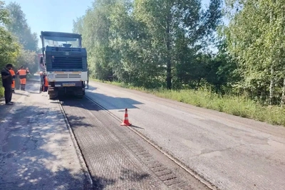 В Новосибирске начали ремонт дороги на Тимакова