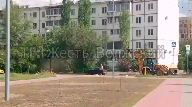 Аварию пообещали устранить до конца дня | Источник: Жесть Волжский / Telegram