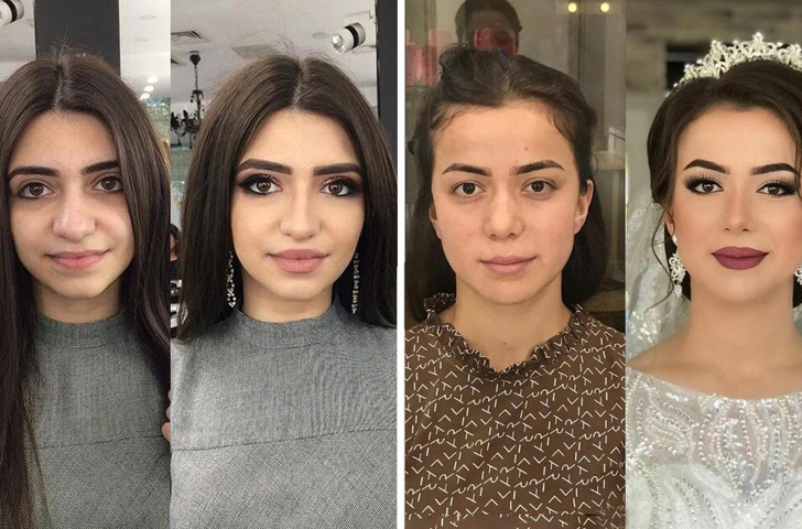 Армянские невесты до и после макияжа — 10 удивительных фото