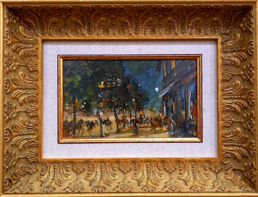 Константин Коровин. «Париж», 1909. Картон, масло. Собрание галереи «Веллум». | mcmaison.ru