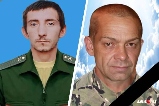 Погибшие в СВО местные жители Виталий Зябин и Игорь Орлов соответственно | Источник: Балашовский район |Администрация / Telegram, Питерский район | 64 регион / Telegram