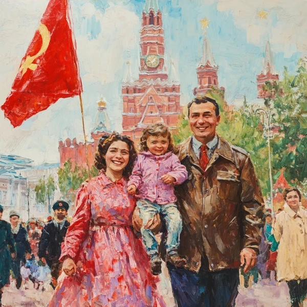 Праздник весны и труда 2025: современные и советские открытки с 1 мая для родных, друзей и коллег | Источник: theDay/Midjourney