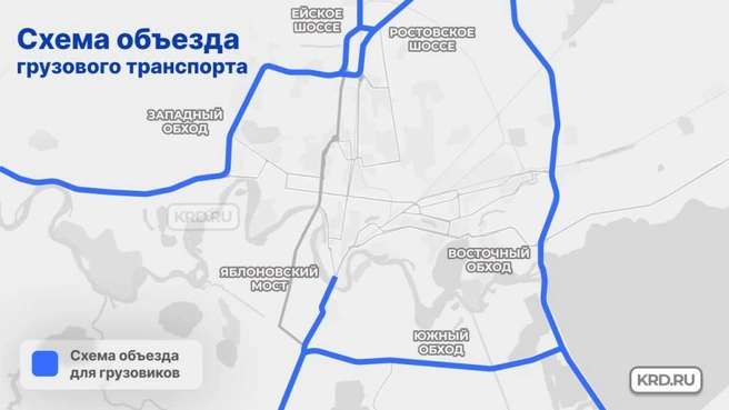 Что изменится для водителей грузового транспорта | Источник: пресс-служба администрации Краснодара