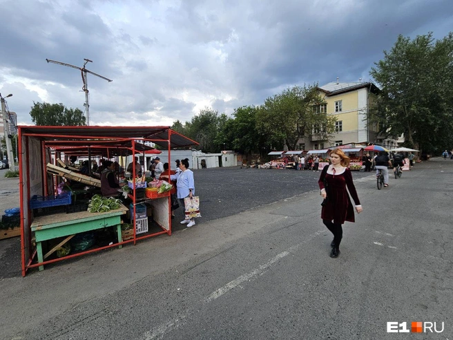 Покупатели по привычке продолжают приходить в торговые ряды | Источник: Даниил Румянцев / E1.RU