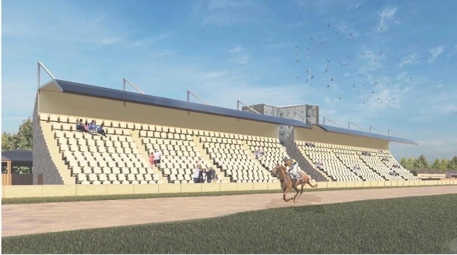 Предлагается обновить трибуны | Источник: Красноярский ипподром / Vk.com