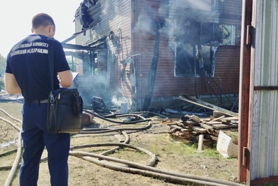 В Курганской области при пожаре погибли двое жителей
