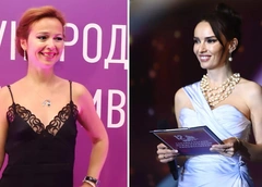 Зимина — в небесно-голубом наряде, Захарова — в образе total black: звезды на закрытии кинофестиваля