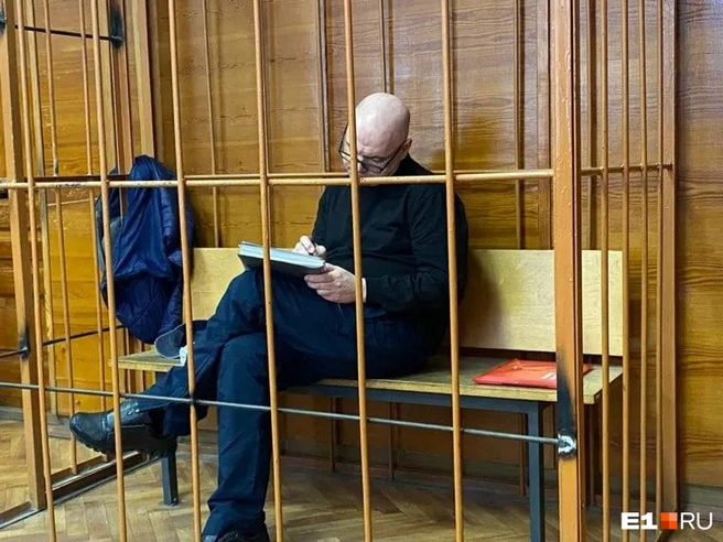 Михаил Медведевских в суде | Источник: Сергей Бодров / E1.RU