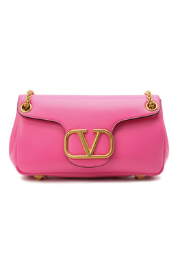 Женская розовая сумка stud sign VALENTINO