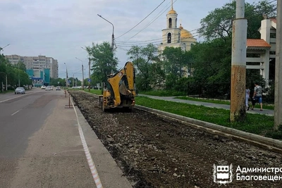 Парковку у храма Ксении Петербургской начали обустраивать