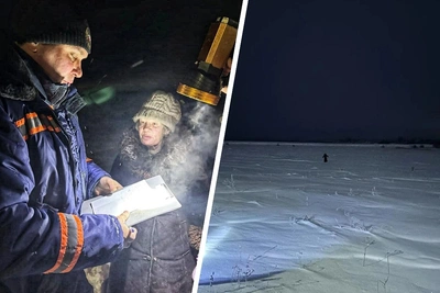 Спасатели вынесли на спине заблудившуюся пенсионерку из сугроба