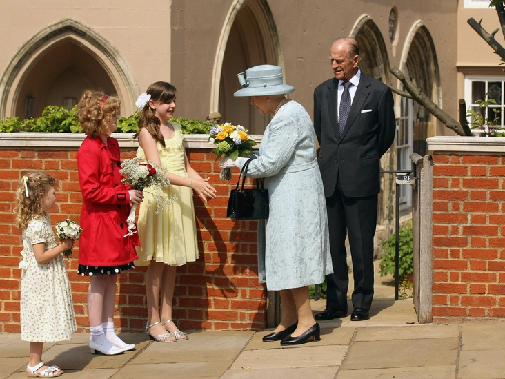 Королева Елизавета и принц Филипп в 2011 году