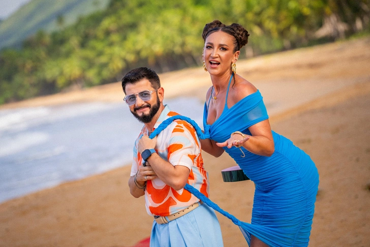 Ведущие Михаил Галустян и Ольга Бузова в шоке от нового сезона | Источник: Karryev Sergei/Karryev Sergei