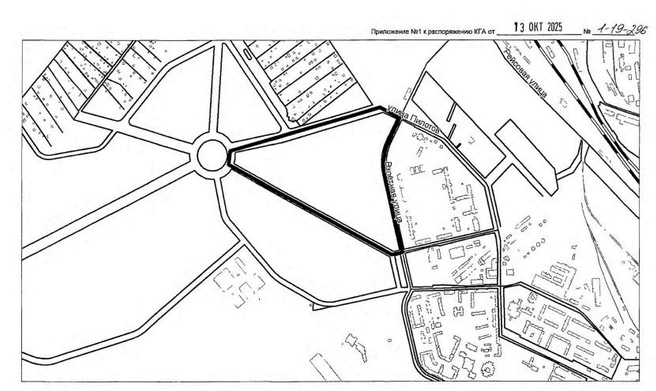 В Московском районе расчерчивают землю под кампус университета МВД | Источник: gov.spb.ru