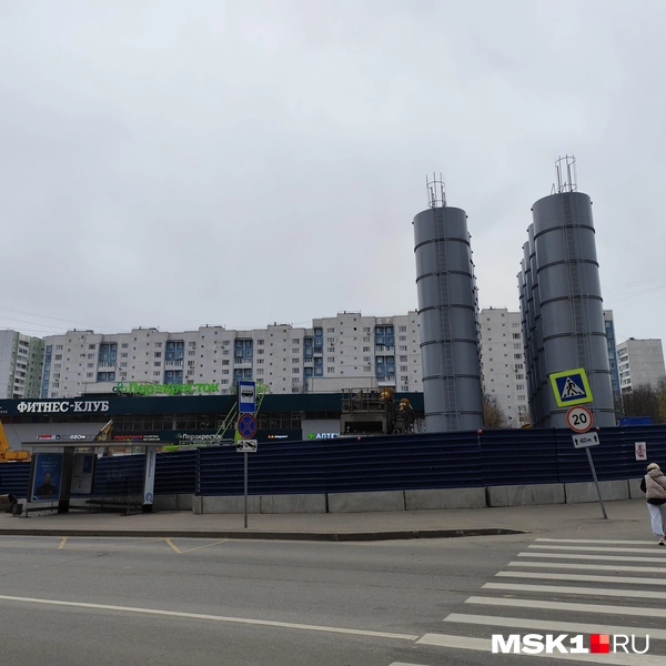 Вид на стройплощадку в Бирюлево | Источник: Игорь Мещанев / MSK1.RU