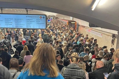 Сбой на загруженной линии московского метро