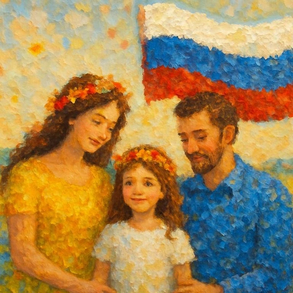 День России 2025: открытки для родных, друзей и коллег | Источник: Shutterstock AI/Fotodom.ru